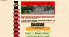 Desktop Screenshot of claycenter.info